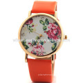 2015 New women geneva flower ladies watch